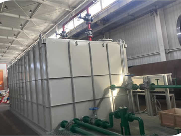 Produced water treatment sled
